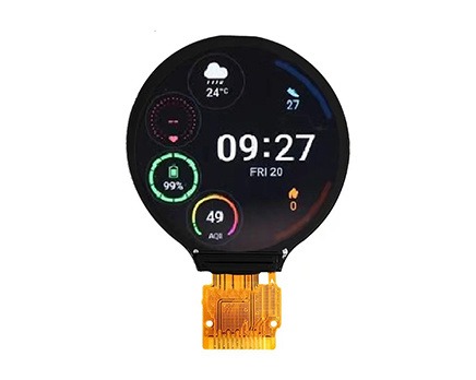 circular IPS TFT LCD module
